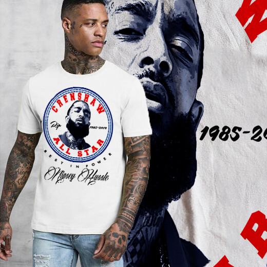 Rap artist tribute T-shirt, hip hop music, West Coast, Los Angeles, California