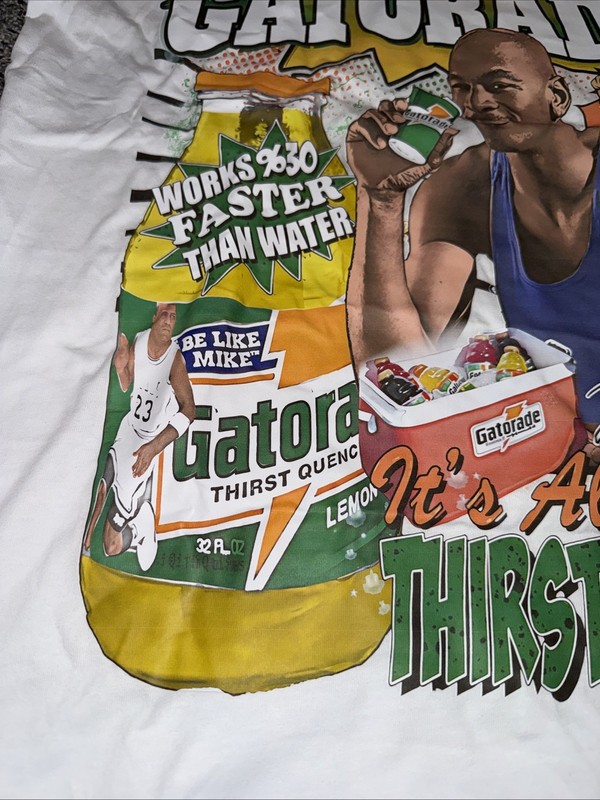 PFR New York Michael Jordan Gatorade Graphic T-Shirt Mens Sz L New gallery