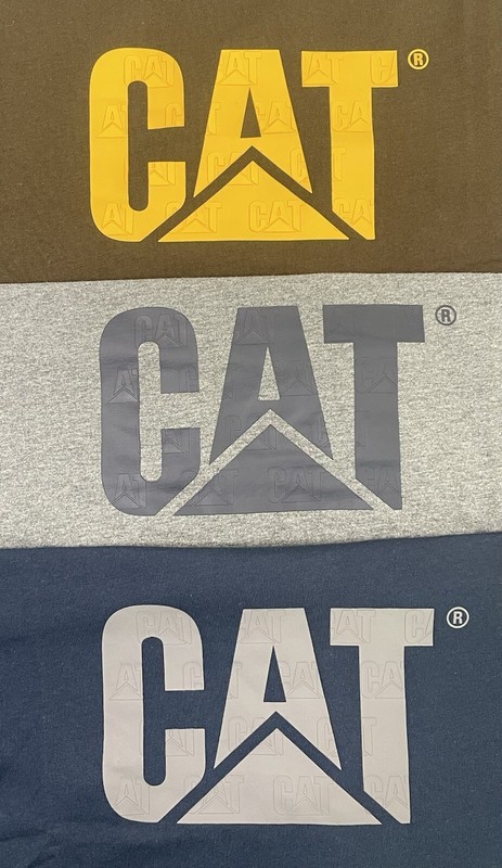 Caterpillar Relaxed Fit Short Sleeve T-Shirt Blue, Gray or Brown NWT gallery
