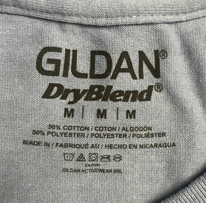NEW Gildan Mens Med DryBlend 50/50 Cotton/Poly Plain blue T-Shirt S/S G8000 1422 gallery