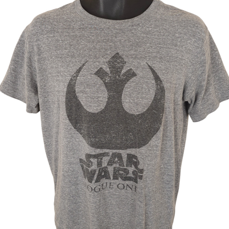 Rogue One A Star Wars Story T Shirt Mens Size Small Gray OVERSIZED Fit Tee gallery