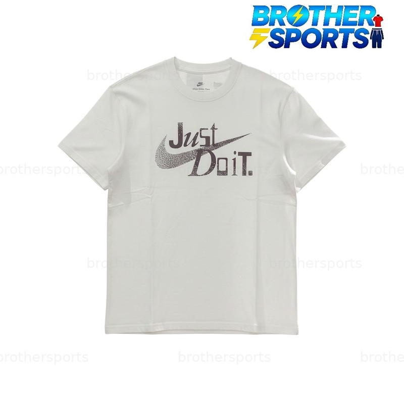 Nike T Shirts Unisex White Crew Neck Moderate IH1376-100 Men