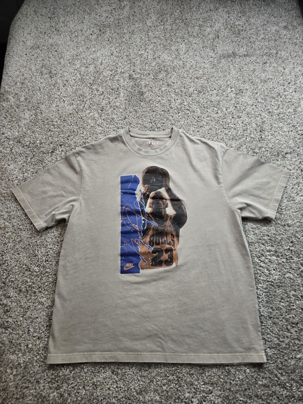 Jordan Flight Heritage 85 T Shirt XL Mens Brown Short Sleeve Graphic DA9891-200