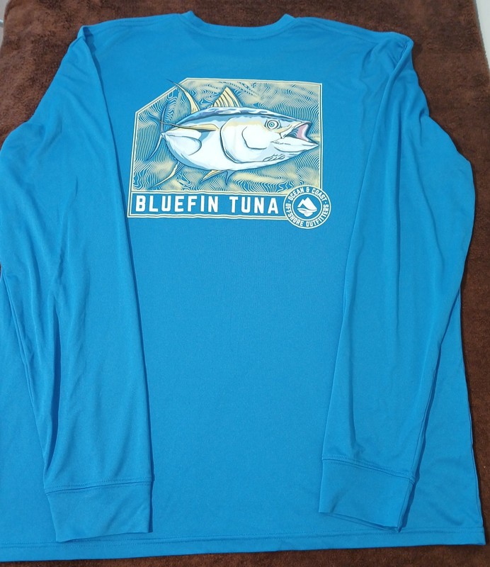 Ocean + Coast OFFSHORE OUTFITTERS BLUEFIN Tuna Performance Shirt LS, Men XL gallery