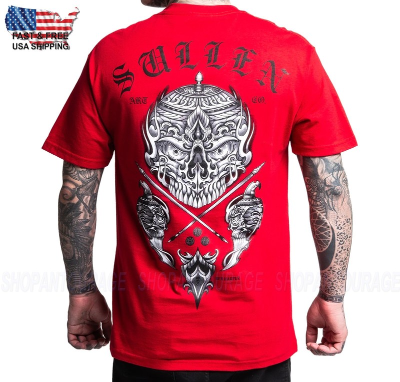 Sullen Art Collective Harper Badge Standard SCM7808 Short Sleeve Men`s T-shirt