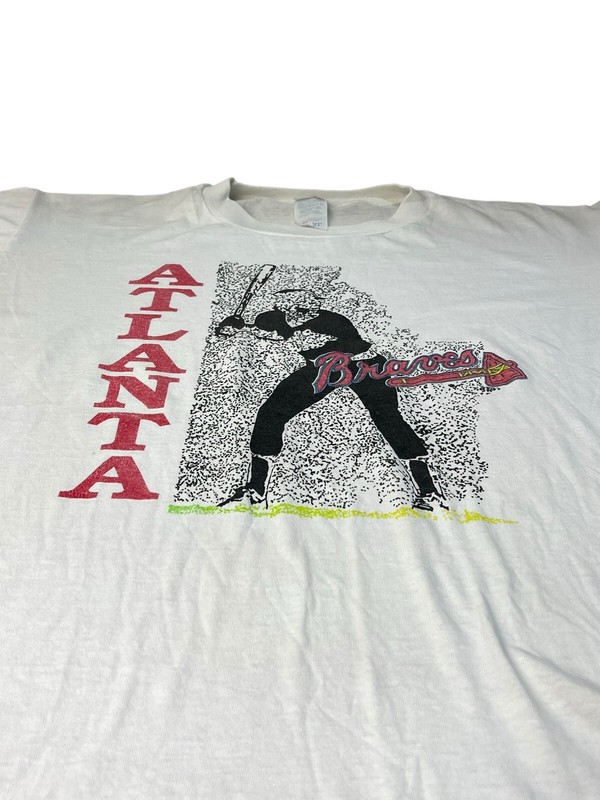 Vintage 90’s Atlanta Braves T Shirt Men’s Size XL Baseball MLB Made in USA gallery