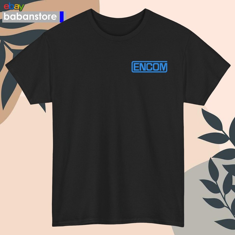Encom Technology Shirt Logo Black/White/Grey/Navy/Red/Light Blue S-5XL