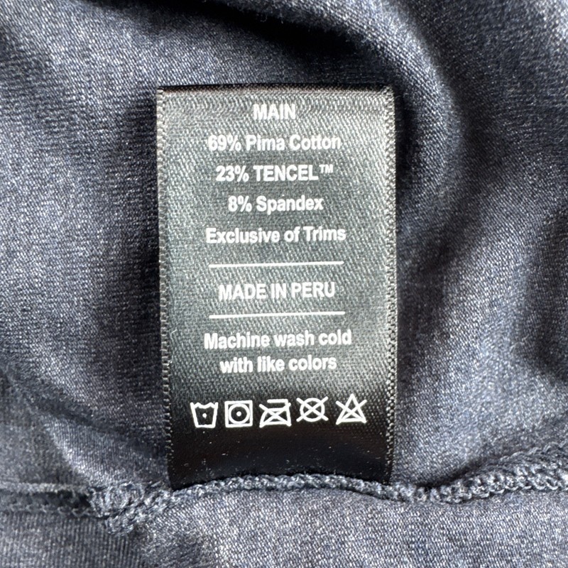 Public Rec Long Sleeve Shirt Mens M Blue Crewneck Pima Cotton Preppy Active Top gallery