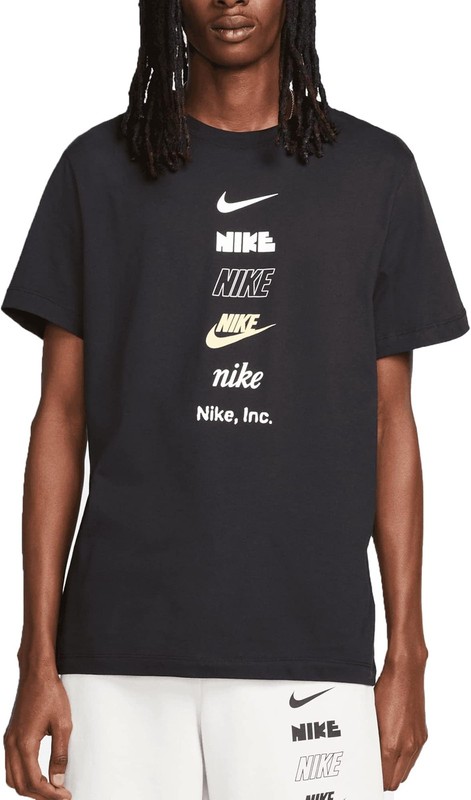 Nike Men’s T-Shirt – Black/White – S