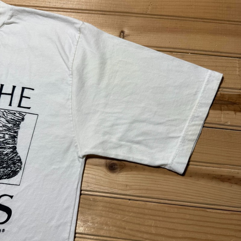 Vintage 80s 90s Tinga Tinga Follow The Footsteps Animals Leg Nature Shirt Large gallery