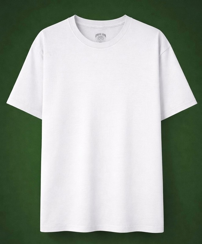 New Death Row Blank Print Tag Mens White Stretchable Soft T Shirt S/S RNBR-33 gallery