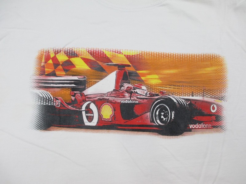 VINTAGE Ferrari Shirt Mens Extra Large White Formula 1 F1 Racing 2002* gallery