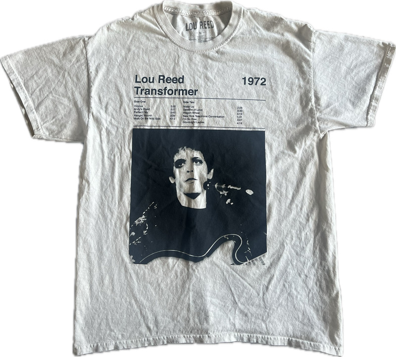 Lou Reed Transformer Mineral Wash T-Shirt Men Women Unisex tee NH27759