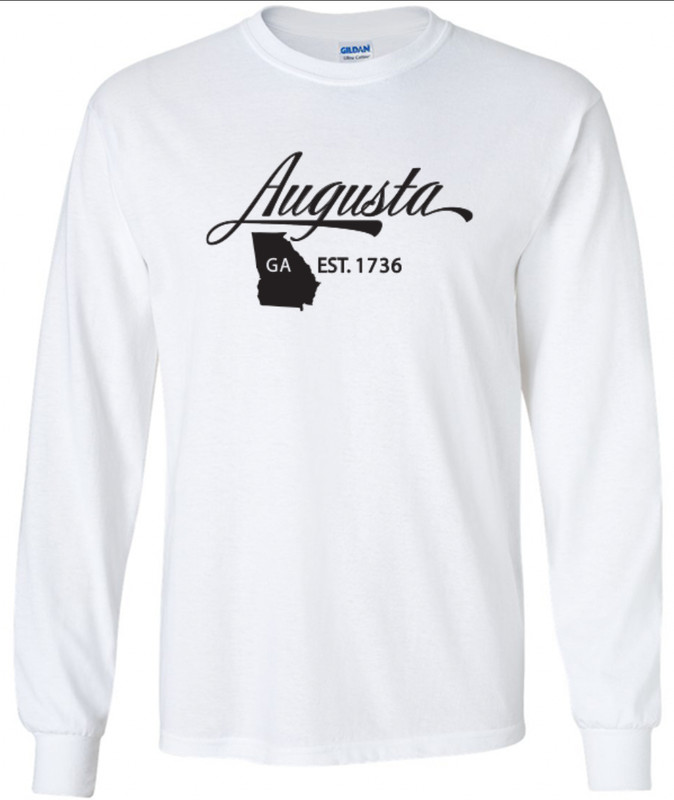 Augusta Georgia State T-Shirt Long Sleeve Graphic Tee Unisex Apparel Design