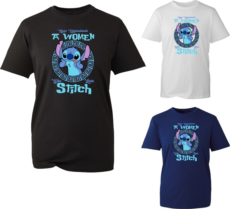 Lilo & Stitch T-Shirt, Cartoon tshirt, Funny t shirt, A women who loves tshirt gallery