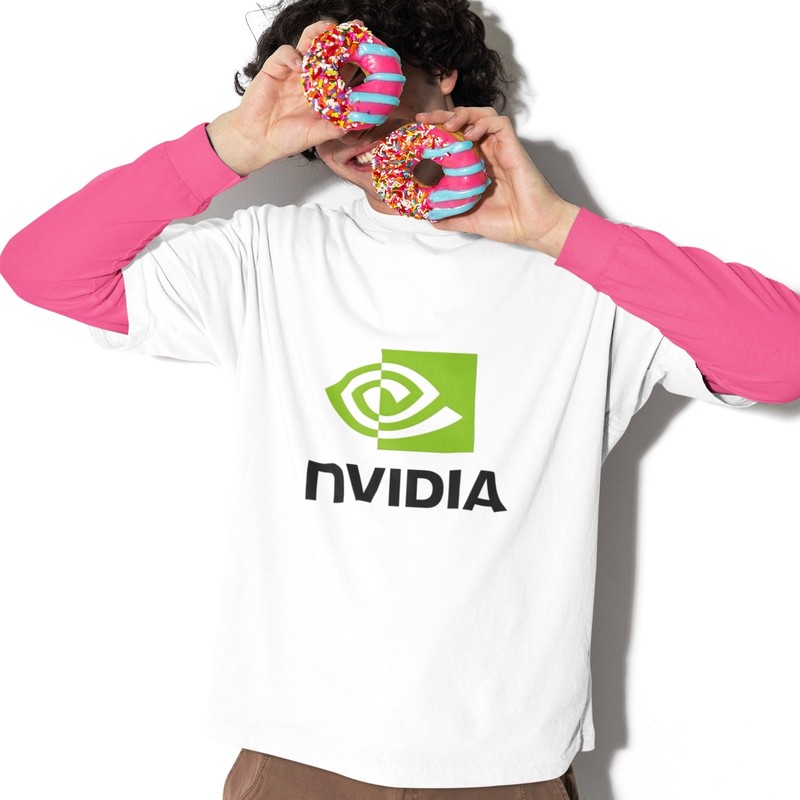 NVIDIA Logo T Shirt Unisex Graphic Tee Casual Short Sleeve Top Men Women gallery