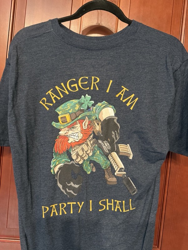 AMERICAN TRIGGER PULLERS ARMY RANGERS MENS LARGE