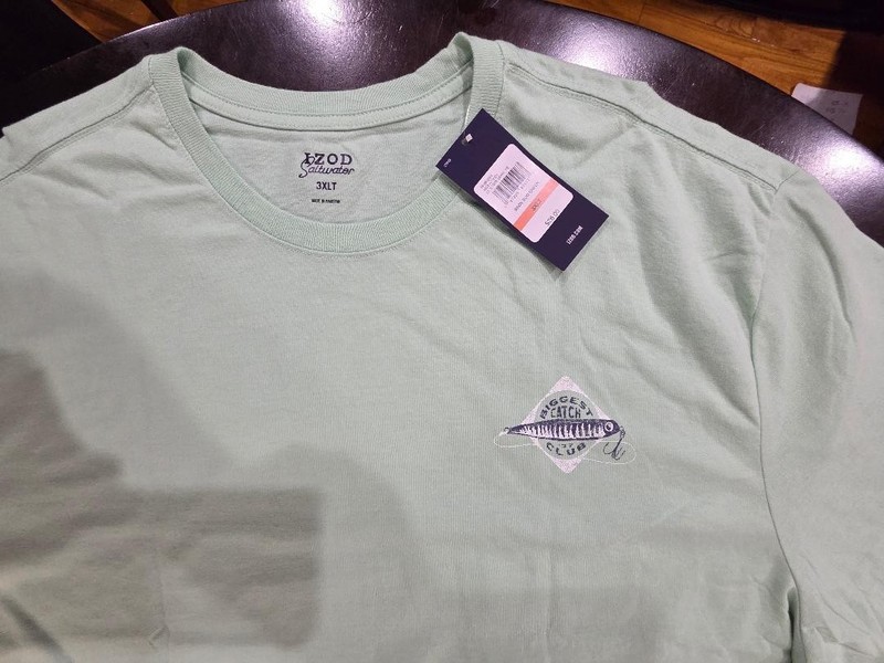 IZOD Salt Water Men's Graphic Short Sleeve Tee Shirt Sz LT,3XLT,6XB, gallery