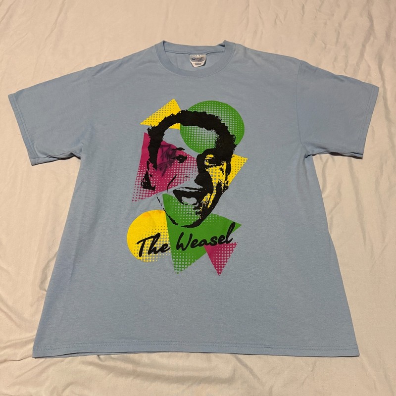 Signed/Autographed Pauly Shore Shirt ‘The Weasel’ Size LARGE – Free Fast Ship