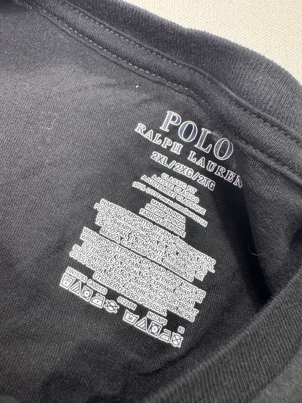 Polo Ralph Lauren Men’s 2XL Black Red Pony T-Shirt Classic Modern Casual Street gallery