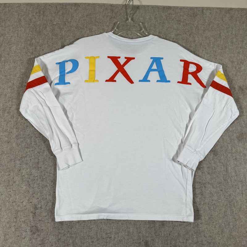 Disney Pixar Hype Spirit Jersey Sz Small White With Multi Logo gallery