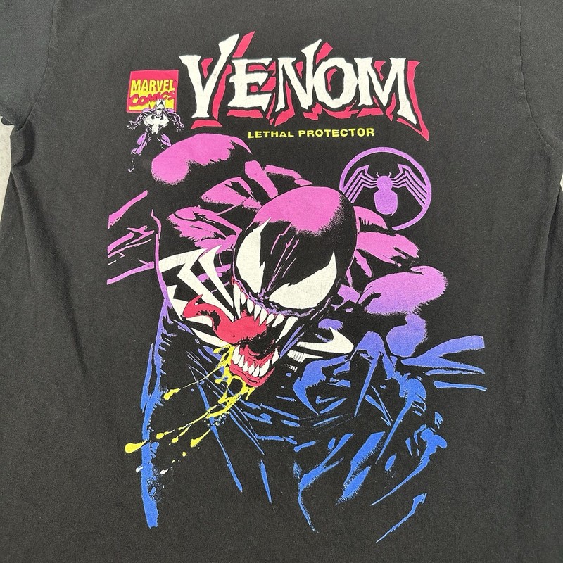 Marvel Venom Lethal Protector T-Shirt Men's Medium Licensed Superhero Tee Unisex gallery
