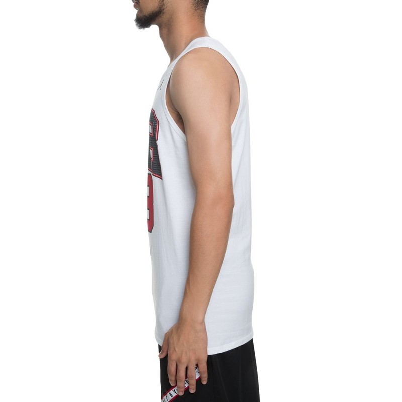 AIR JORDAN SPORTSWEAR TANK TOP AIR 23 MEN SIZE MEDIUM WHITE COMFORTABLE NEW gallery