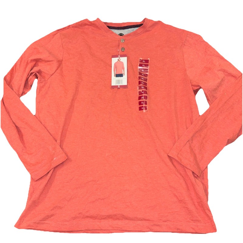 NWT Men’s Apricot WEATHERPROOF Long Sleeve Henley Size XL
