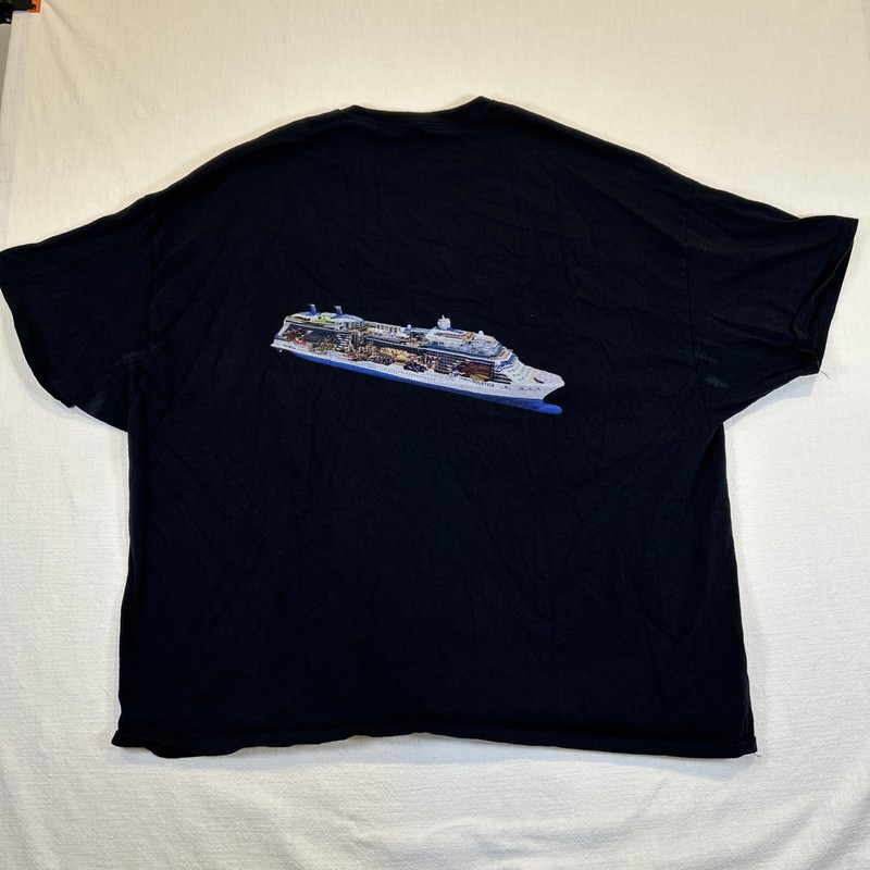 Celebrity Cruises Men’s Black Shirt 5XL Celebrity Solstice Short Sleeve READ