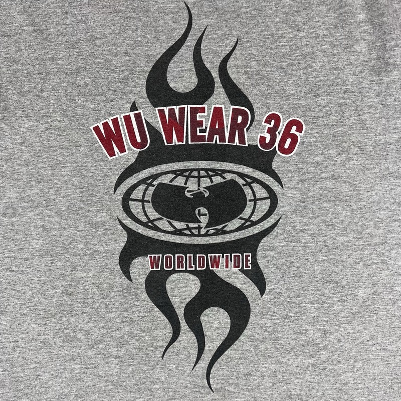 VTG 90s Wu Wear 36 Worldwide Wu Tang Clan Size 2XL HipHop Sleeveless Tank gallery