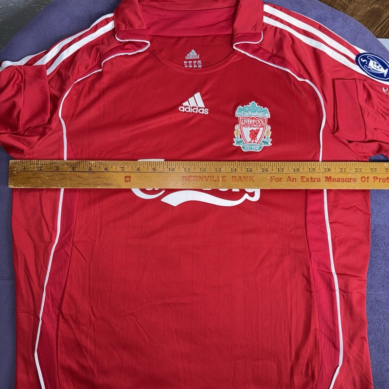 Liverpool FC 2007-08 Home Men’s XL Long Sleeve Soccer Jersey TORRES #9 gallery