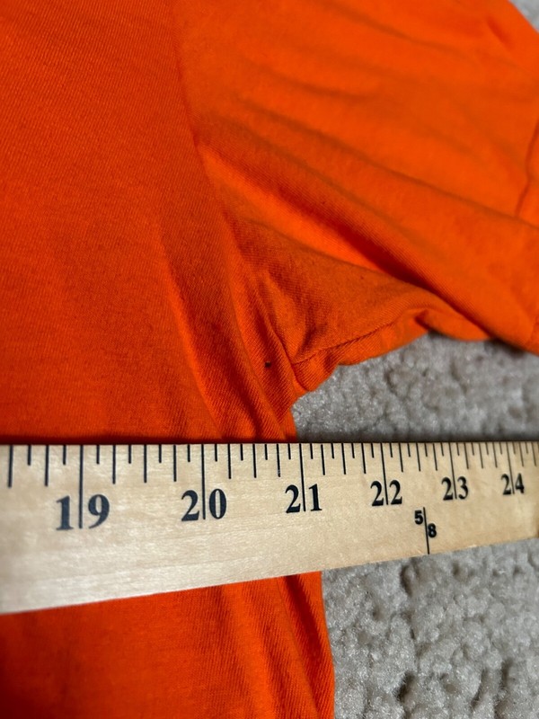 Vintage MAGIC JOHNSON T-Shirt WHEATIES Orange MEN'S Lakers LARGE vintage rare gallery