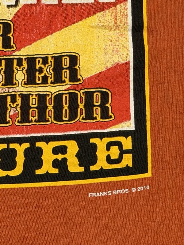 Willie Nelson Long Sleeve Sz M 2010 Concert Alore Orange Singer Songwriter Rare gallery