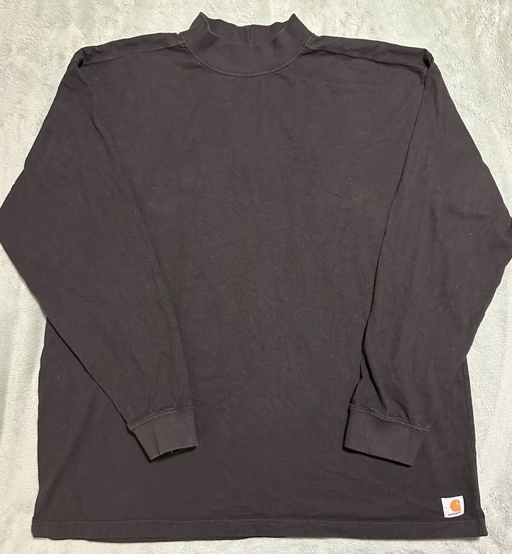 Carhartt K203 Mock Turtleneck Long Sleeve T-Shirt 3XL Tall