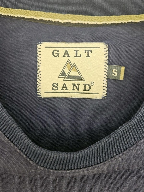 Galt Sand T-Shirt Navy Blue Cotton Mens Size S Short Sleeve Crew Neck Casual gallery