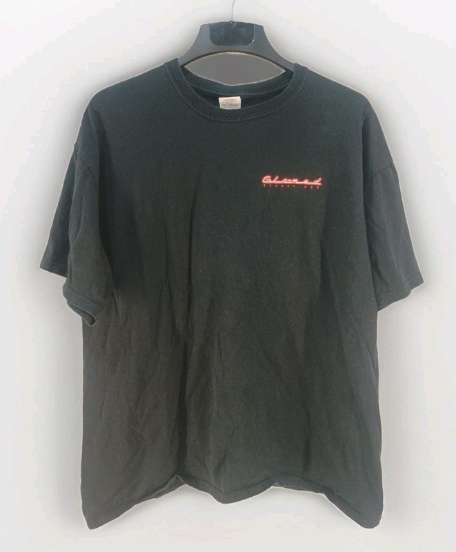 Vintage Snap On Tools Glo Mad Chevrolet Nomad Hot Rod T Shirt Mens XL Black Y2K gallery
