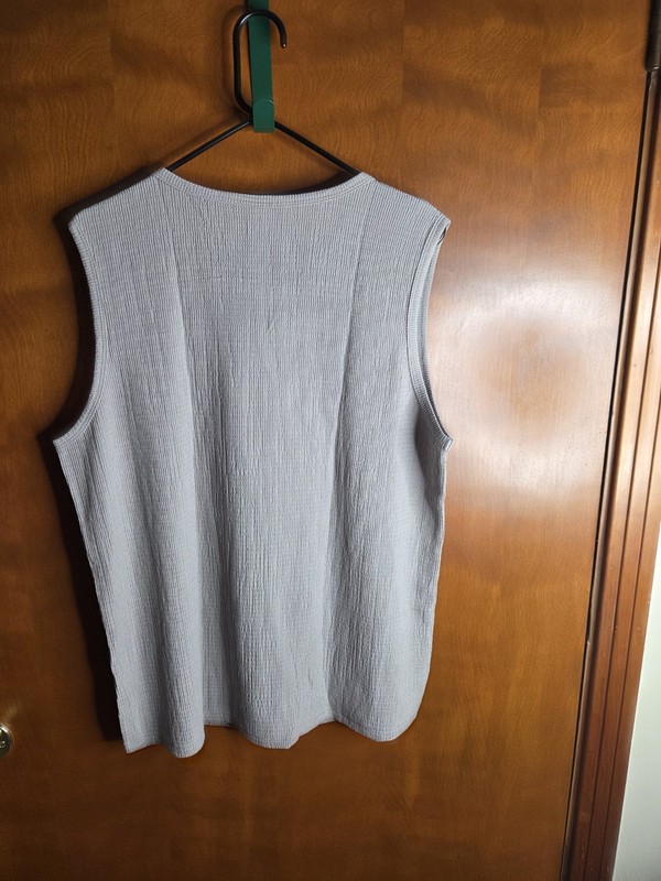 Coofandy Set Of 2 Sleeveless Shirts Undershirt Size Large Black & Tan Ribbed NWT gallery