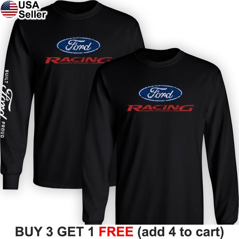 Ford Racing Long Sleeve T-Shirt Sport Mustang Performance Truck F150 F-150 BFD01