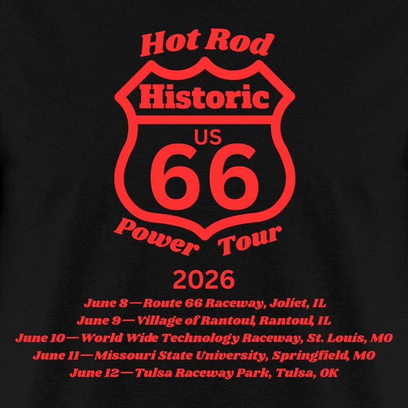 Hot Rod Power Tour 2026 | US Car Show | Historic Route 66 Men's T-Shirt gallery