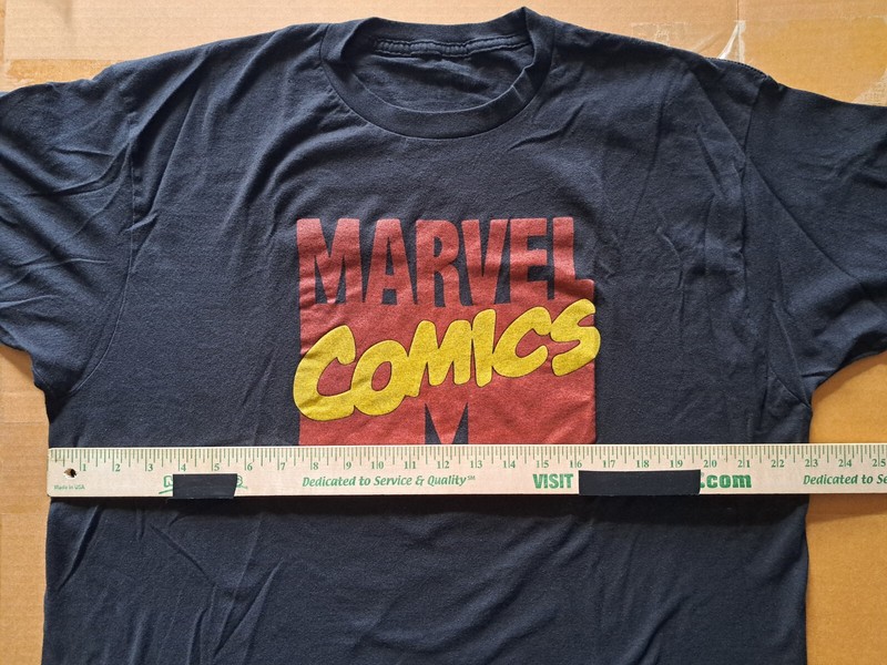 Marvel Comics NEW Size XL Black Softstyle Shirt Classic Logo Symbol gallery