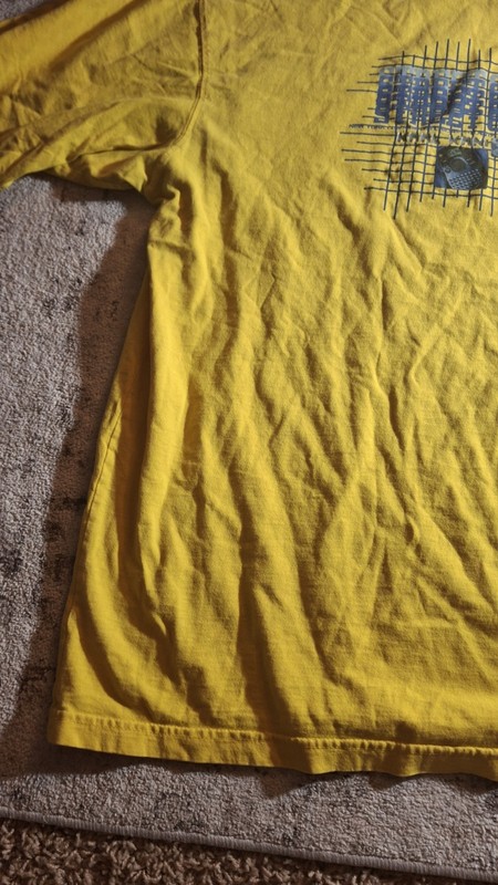 VTG Y2K Karl Kani Yellow 3XL Tee Shirt Hip Hop Rap Machine Washable gallery