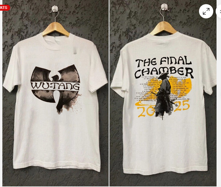 NEW!!! Clan The Final Chamber Wu Tang Forever Tour 2025 T-Shirt reprint