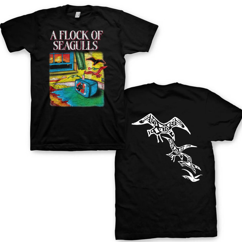 2-sideds A Flock Of Seagulls Band Shirt Unisex Concert S-5XL NI275