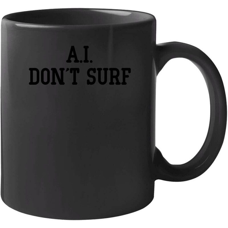A.I. Don't Surf Charlie Parody T Shirt gallery