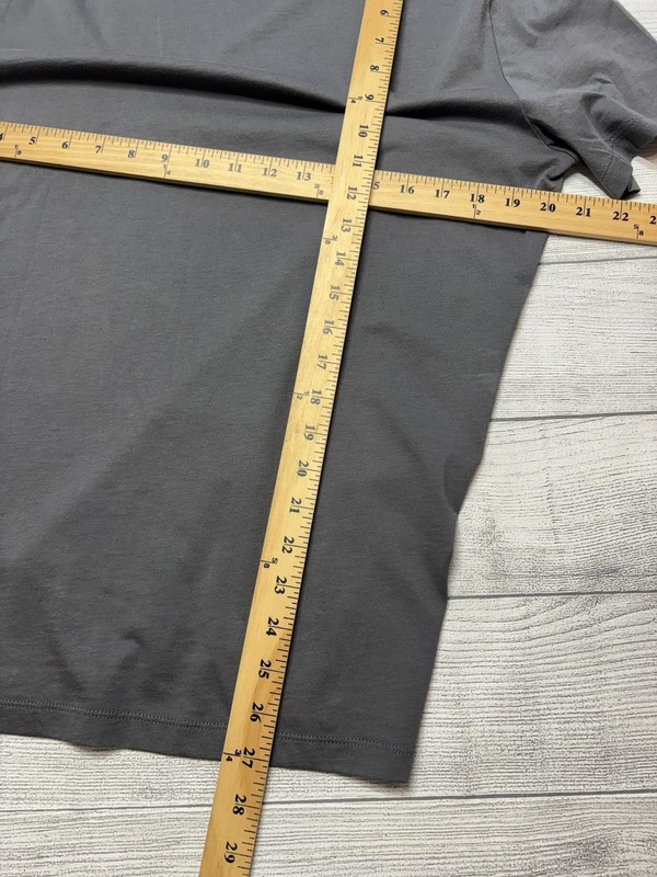 Express Shirt Mens Medium Gray Pima Cotton Crewneck Tee Basic Casual Jersey gallery