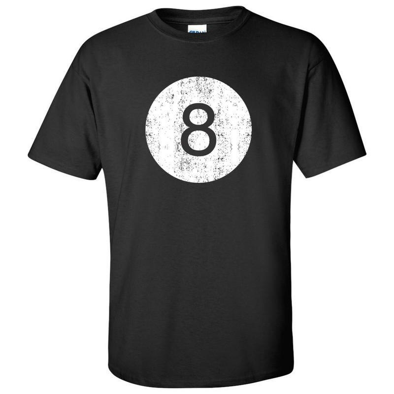 8 Ball Billiards Pool – Game Rec Room Fun Novelty T-Shirt