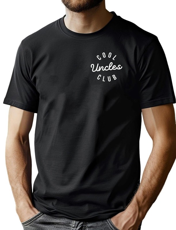ELDPS Uncle Shirts for Men: Cool Uncles Club T-Shirt Gift for Uncle to Be New
