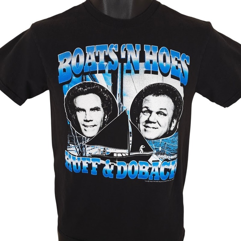 Step Brothers T Shirt Mens Size Small Black Boats N Hoes Huff And Doback gallery