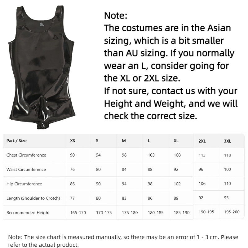 Cloth Latex Clothing Shiny Sleeveless Top Sexy Cosplay Catsuit Waterproof 0.6MM