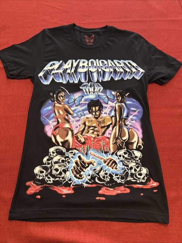 🔥New 100% Authentic 2017 PLAYBOI CARTI SELF TITLED ERA Tour Official T-shirt MD
